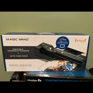 Magic Wand Scanner and Auto Feed Dock  (Portable and Handheld)